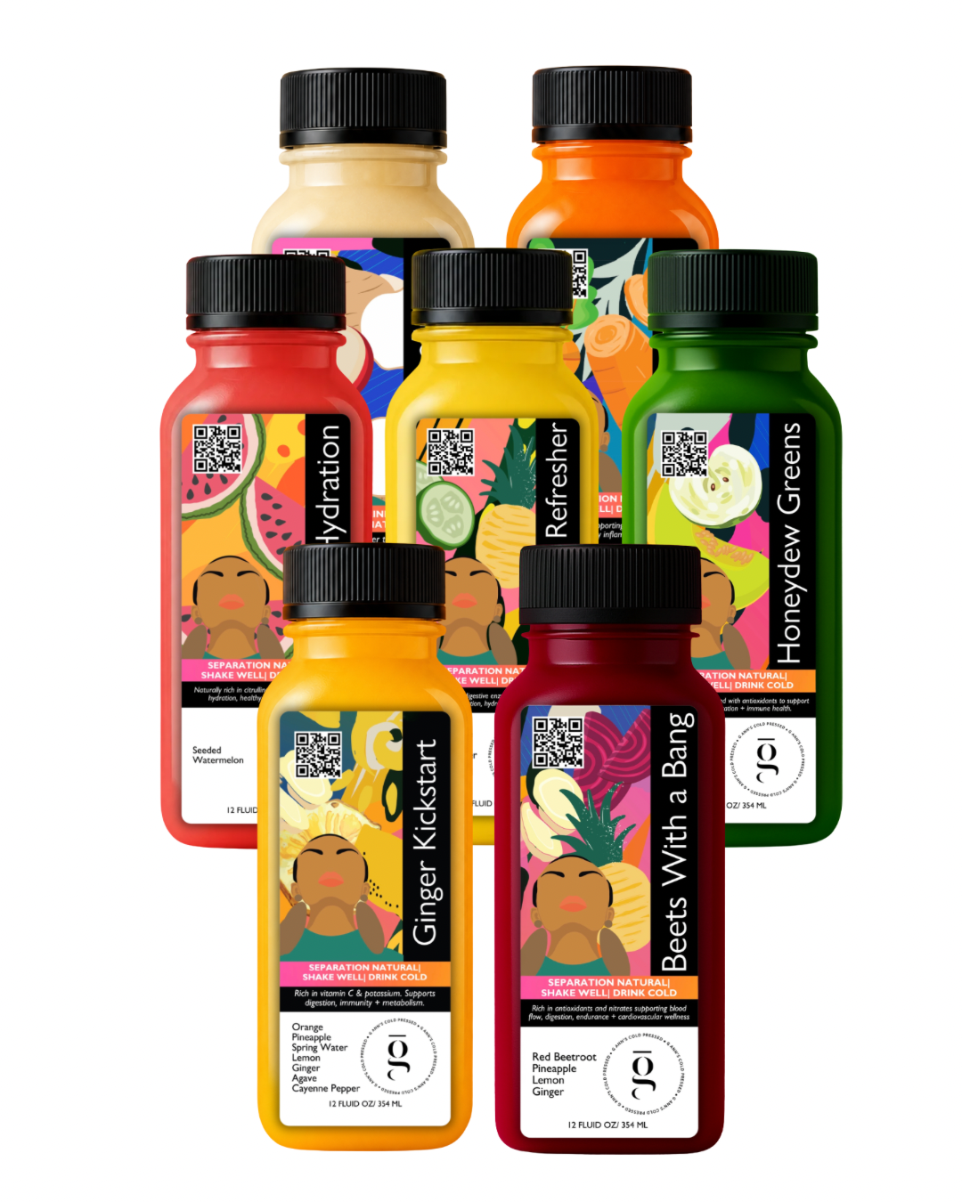 Full Spectrum 16-Pack – A Complete Wellness Collection of Cold Pressed Juices