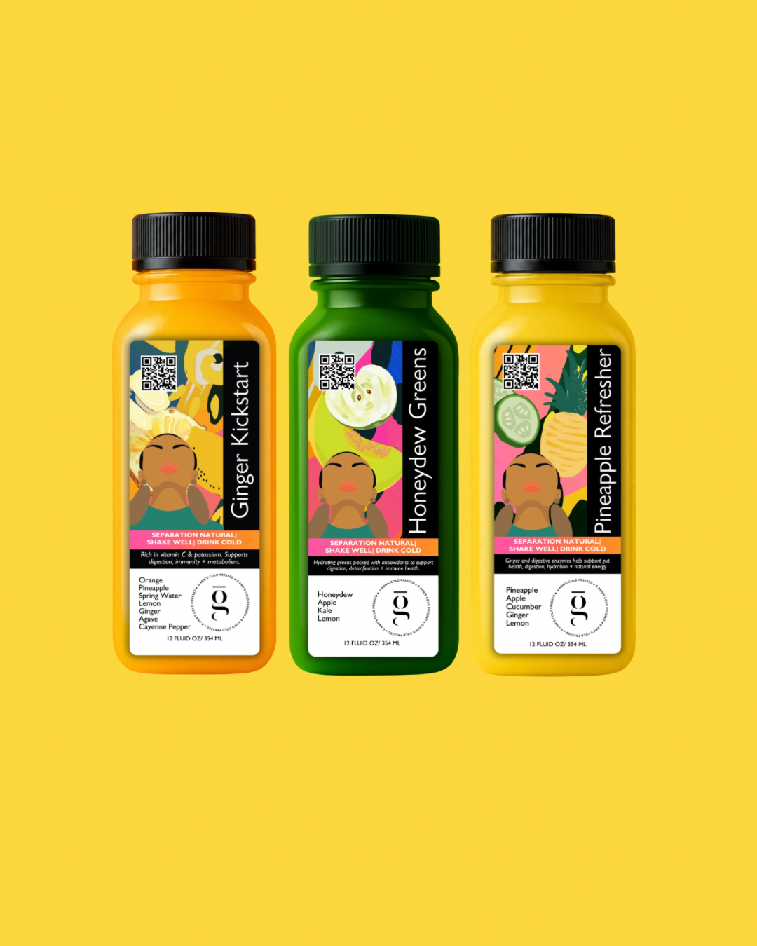 Gut Glow Bundle | Raw Cold Pressed Juice for Digestion + Gut Health
